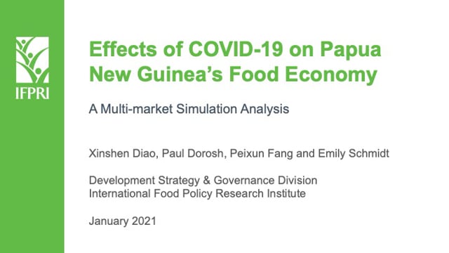 Fresh Food Price Analysis in Papua New Guinea