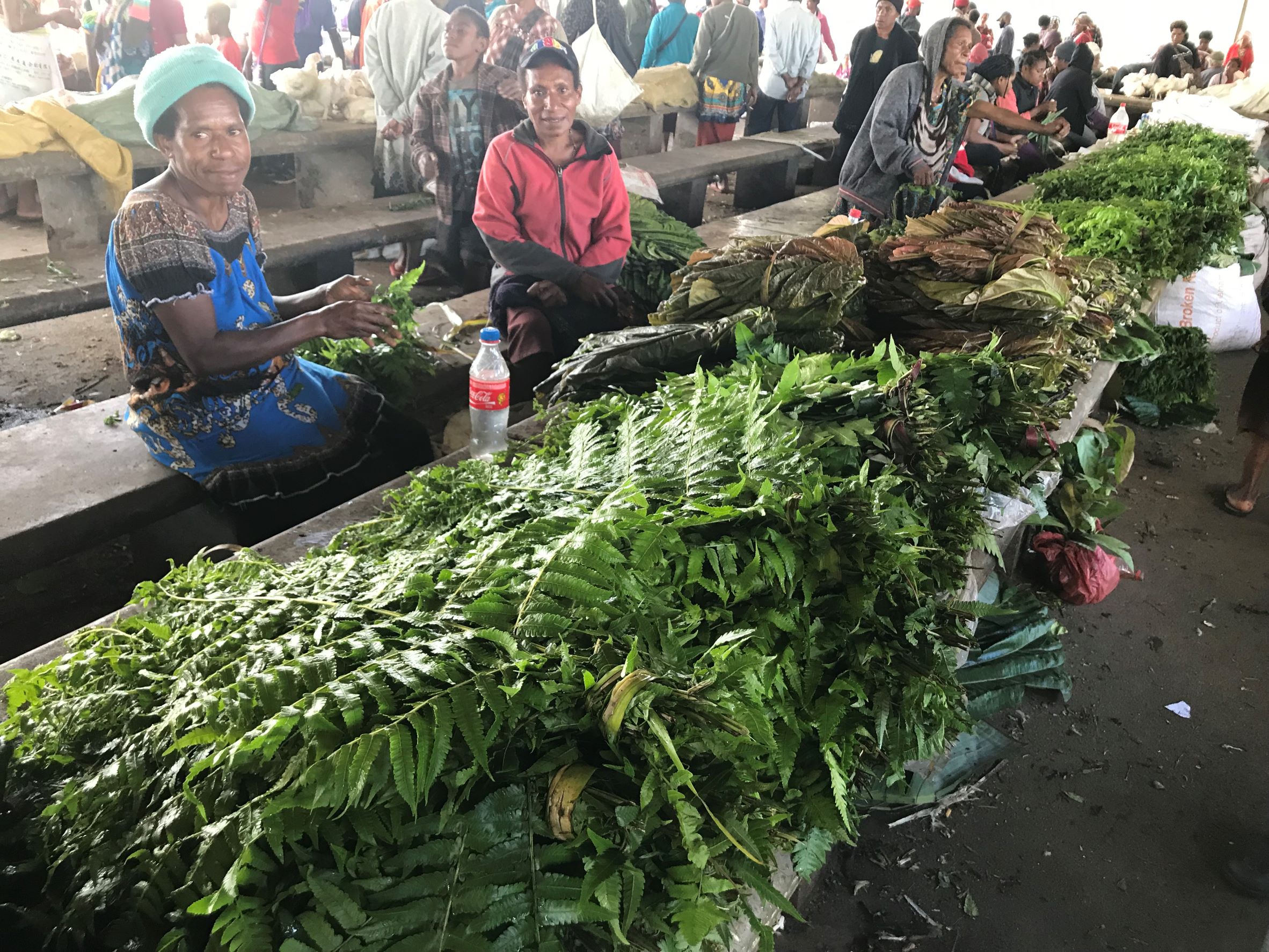 Vegetable market Papua New Guinea