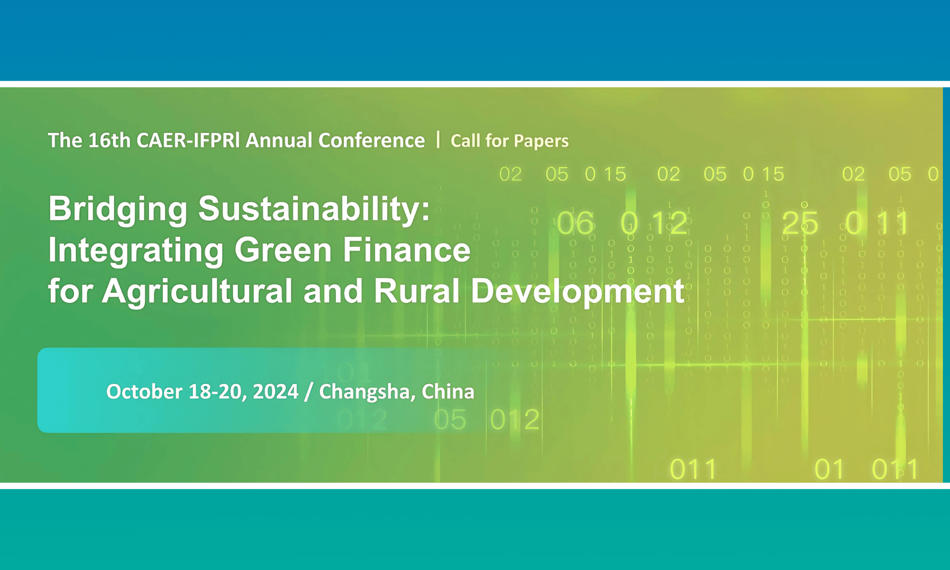 The 16th China Agricultural Economic Review (CAER) - IFPRI Annual Conference