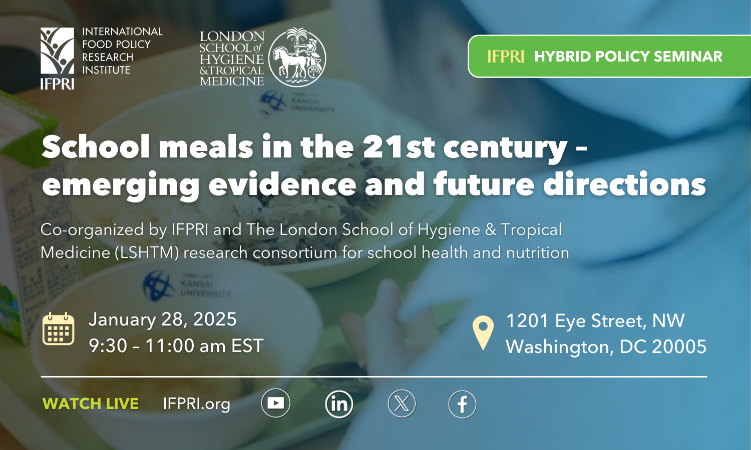 School meals in the 21st century - emerging evidence and future directions